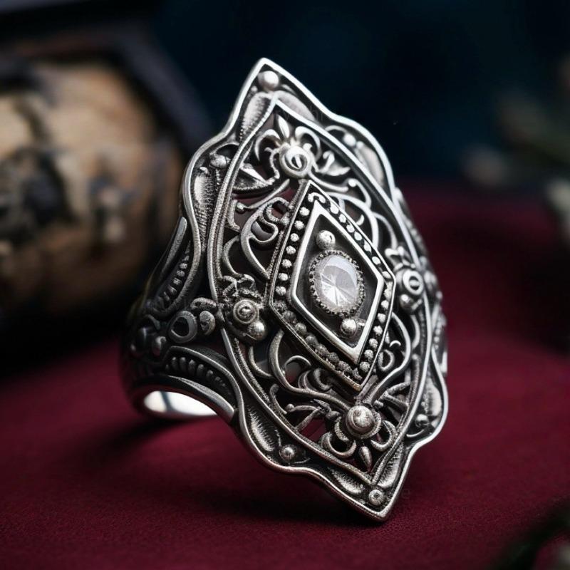 European and American new fashion bohemian style retro engraved personality versatile women s ring 10&Silver Plated білий
European and American new fashion bohemian style retro engraved personality versatile women s ring 10&Silver Plated білий