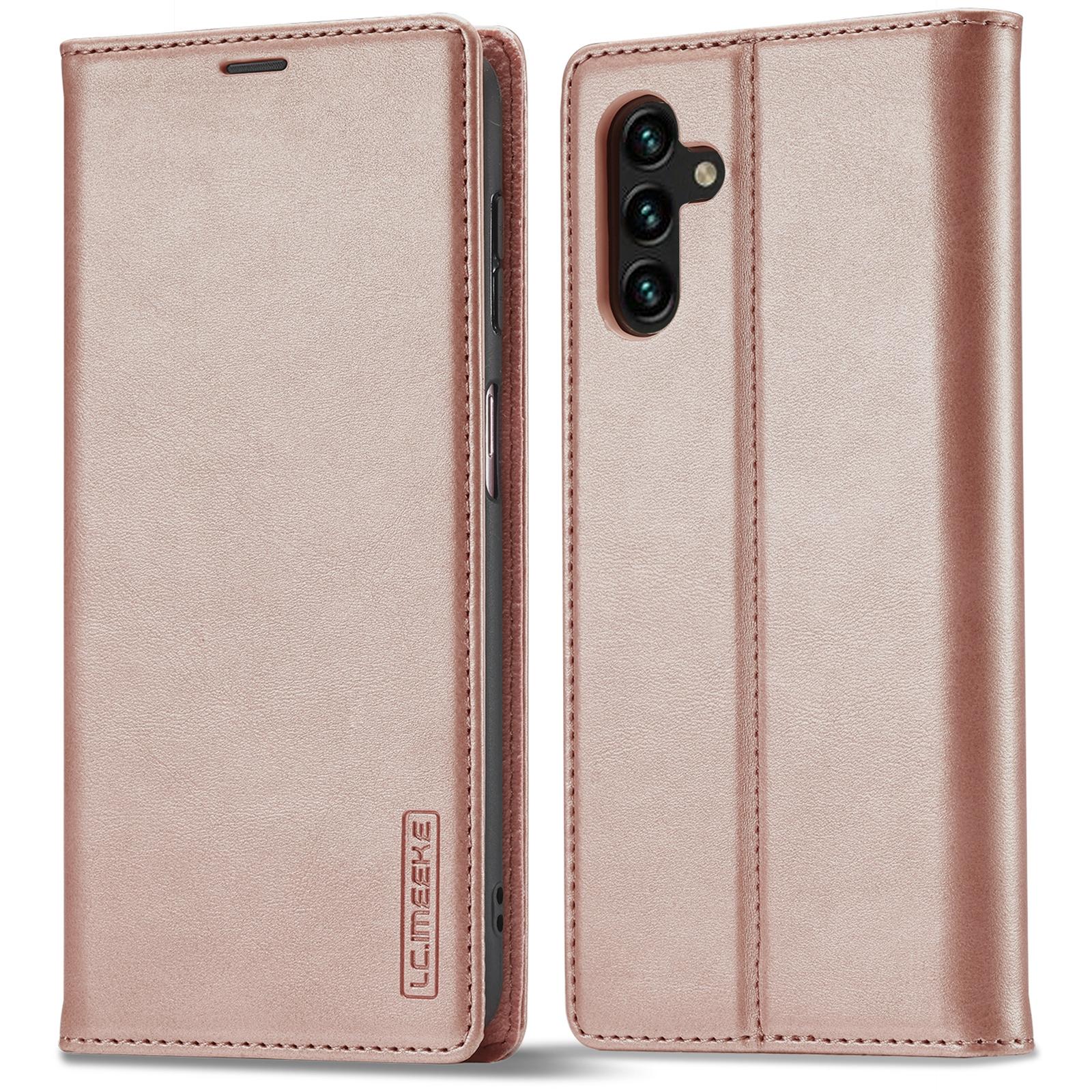 LC.IMEEKE For Samsung Galaxy A16 5G/A16 4G Stand Case TPU+PU Flip Phone Cover Rose Gold
LC.IMEEKE For Samsung Galaxy A16 5G/A16 4G Stand Case TPU+PU Flip Phone Cover Rose Gold
