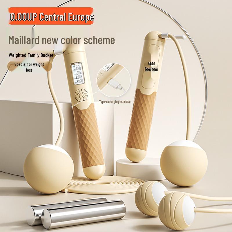 Indoor Cordless Weighted Jump Rope for Girls - A6 Fitness Model with Electronic Counting for Professional Weight Loss and Fat Burning
Indoor Cordless Weighted Jump Rope for Girls - A6 Fitness Model with Electronic Counting for Professional Weight Loss and Fat Burning