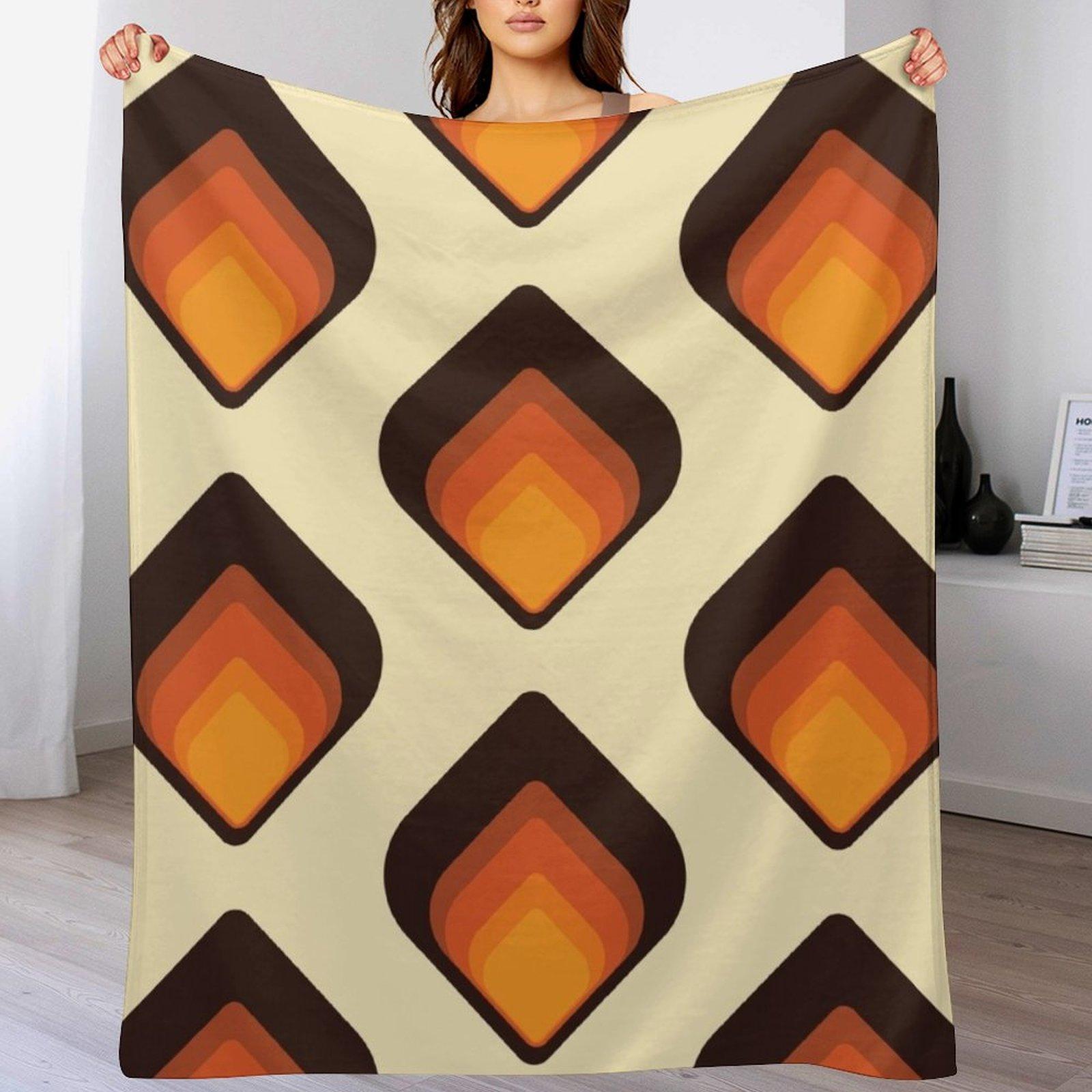 MidCentury Modern Orange and Brown Tear Drop Throw Blanket Luxurious Soft Blanket Holiday Gift for Family 102x76cm(40x30in)
MidCentury Modern Orange and Brown Tear Drop Throw Blanket Luxurious Soft Blanket Holiday Gift for Family 102x76cm(40x30in)