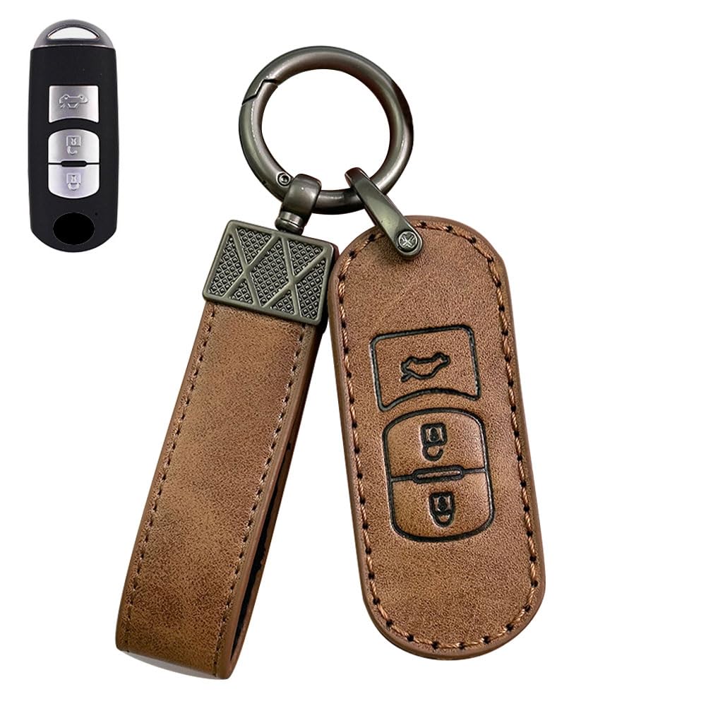 LETINGFAR Key Case for Mazda, Smart Key Case, Key Cover, Key Holder, 3 Buttons,
LETINGFAR Key Case for Mazda, Smart Key Case, Key Cover, Key Holder, 3 Buttons,