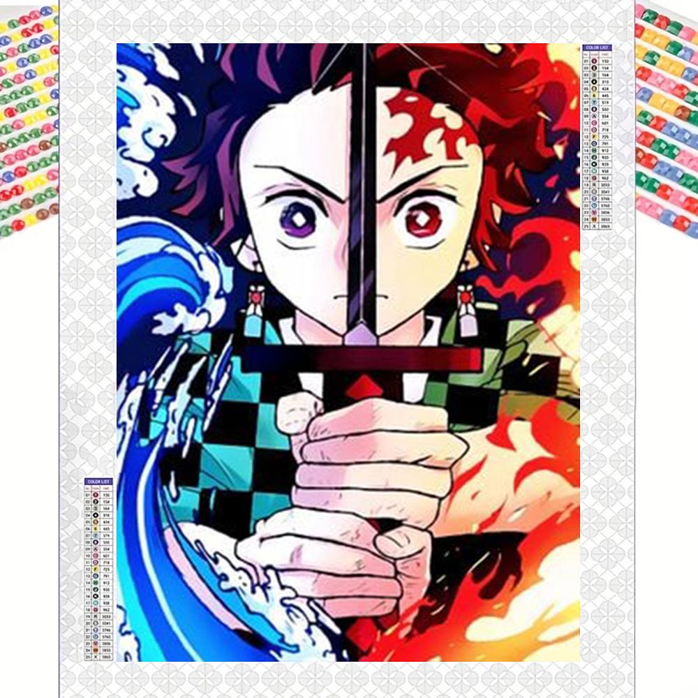 5D алмазная живопись аниме «Убийца демонов» картина со стразами полная алмазная мозаика вышивка крестиком наборы домашний декор 
5D алмазная живопись аниме «Убийца демонов» картина со стразами полная алмазная мозаика вышивка крестиком наборы домашний декор