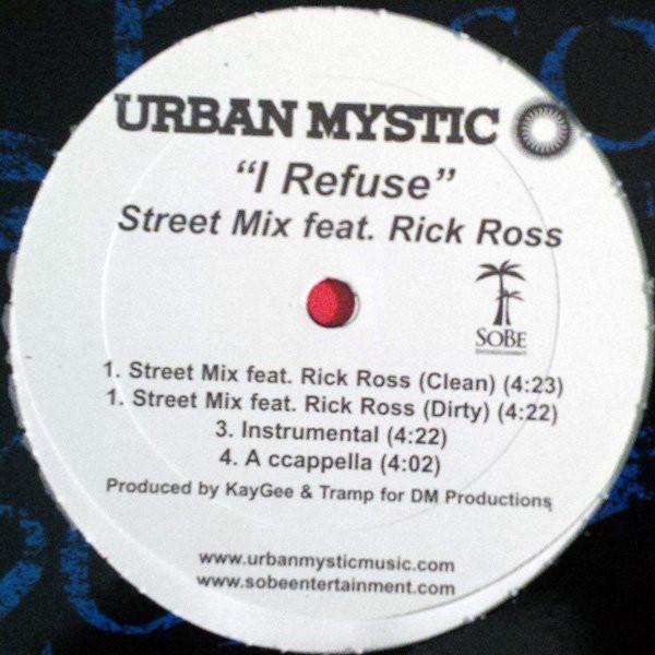 12inch Record URBAN MYSTIC - I Refuse NONE SoBe Entertainm 2006 US Rap & Hip-Hop/R&B Used
12inch Record URBAN MYSTIC - I Refuse NONE SoBe Entertainm 2006 US Rap & Hip-Hop/R&B Used