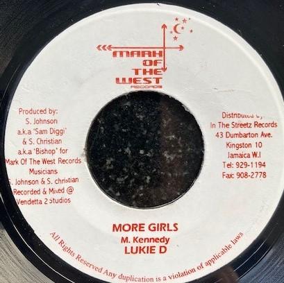 7-дюймовая пластинка LUKIE D - More Girls NONE Mark Of The Wes Ямайский Регги, Ска и Даб Б/У
7-дюймовая пластинка LUKIE D - More Girls NONE Mark Of The Wes Ямайский Регги, Ска и Даб Б/У