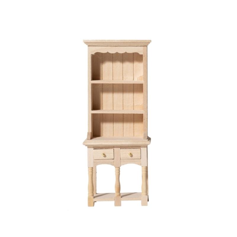 Wood Miniature Cabinet for 1/12 Scale Doll House Accessories Unpainted Organization Bookcase for Scene Display Decoration S
Wood Miniature Cabinet for 1/12 Scale Doll House Accessories Unpainted Organization Bookcase for Scene Display Decoration S