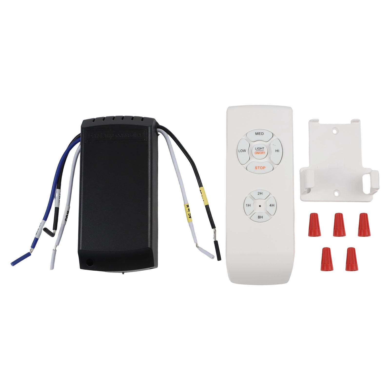 Ceiling Fan Remote User Friendly Ceiling Fan & Light Dimmer Remote Control Kit Advanced Technology Timer Mute Function
Ceiling Fan Remote User Friendly Ceiling Fan & Light Dimmer Remote Control Kit Advanced Technology Timer Mute Function
