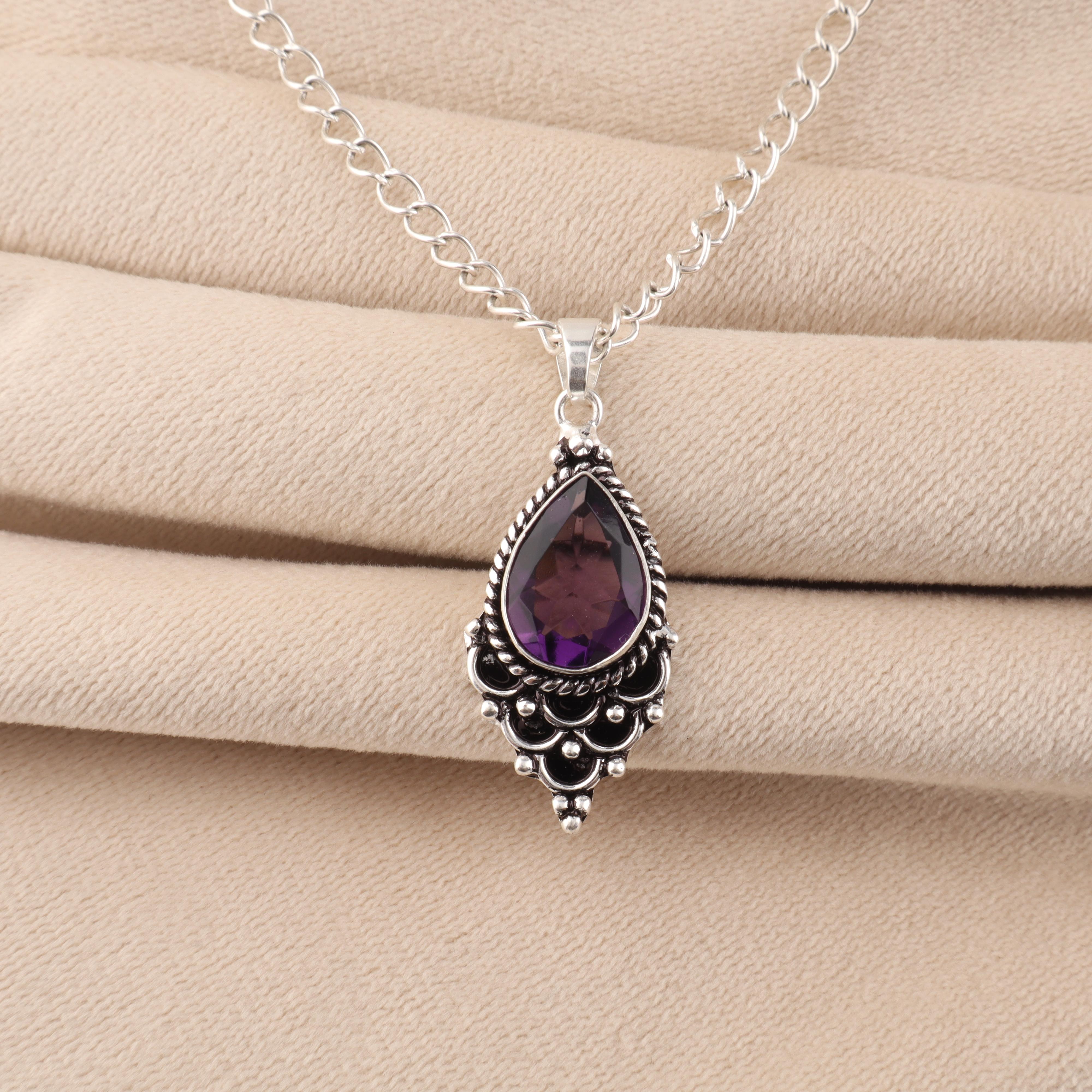 Amethyst Gemstone 925 Sterling Silver Handmade Jewelry Pendant 1.5 For Anniversary Gift PP-70-7
Amethyst Gemstone 925 Sterling Silver Handmade Jewelry Pendant 1.5 For Anniversary Gift PP-70-7