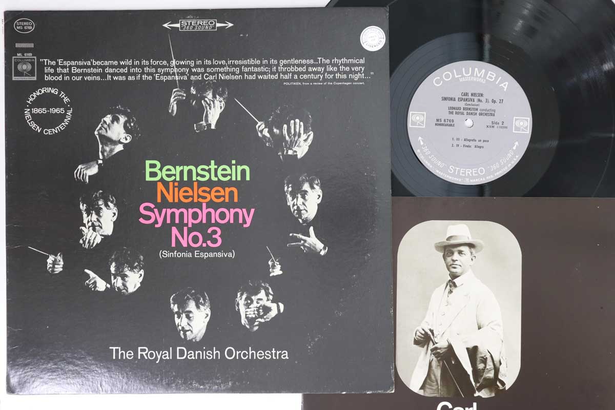 LP Record CARL NIELSEN, LEONARD BERNSTEIN - Symphony No. 3 (Sinfonia Espansiva) MS6769 COLUMBIA MASTER 1965 US Classical Used
LP Record CARL NIELSEN, LEONARD BERNSTEIN - Symphony No. 3 (Sinfonia Espansiva) MS6769 COLUMBIA MASTER 1965 US Classical Used
