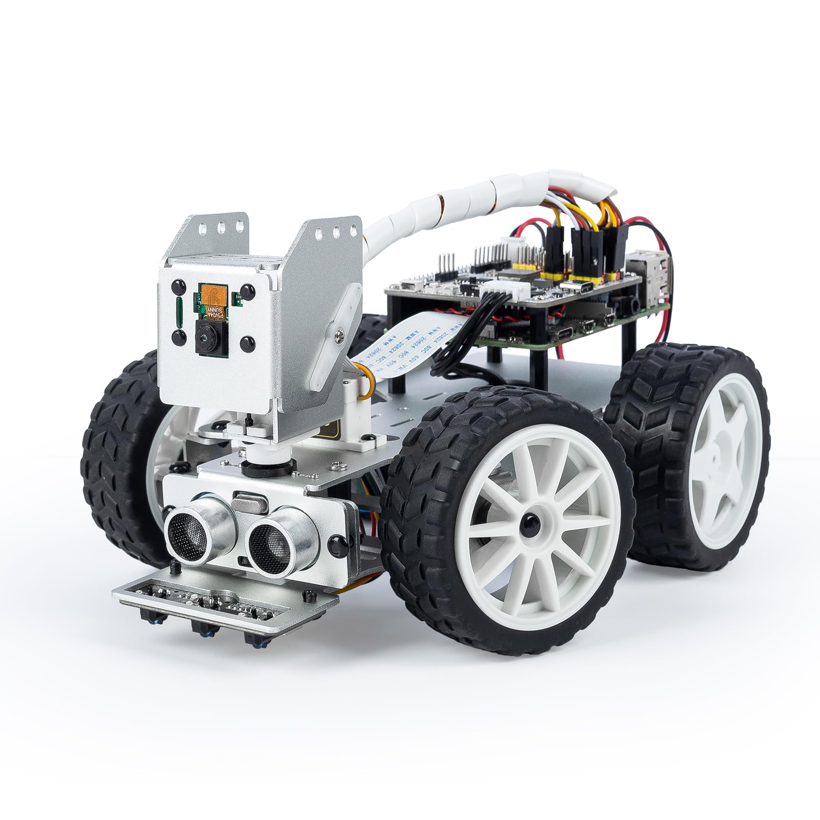 SunFounder PiCar-X AI video robot car kit Compatible with Raspberry Pi 543B+3B, equipped with ChatGPT-4o, video recognition, Python, Scratch, camera,
SunFounder PiCar-X AI video robot car kit Compatible with Raspberry Pi 543B+3B, equipped with ChatGPT-4o, video recognition, Python, Scratch, camera,