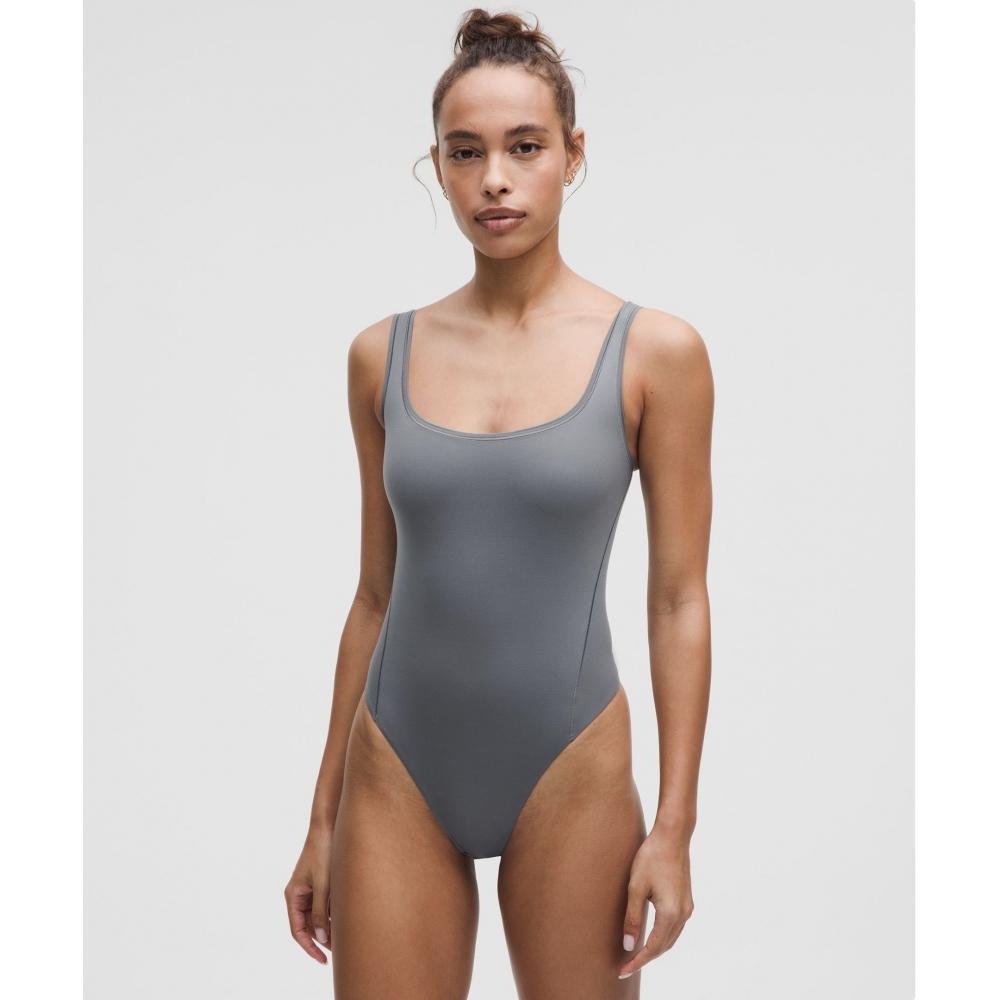 Lululemon Wundermost Ultra Soft Nulu Square Neck Sleeveless Bodysuit Solar Grey XS
Lululemon Wundermost Ultra Soft Nulu Square Neck Sleeveless Bodysuit Solar Grey XS