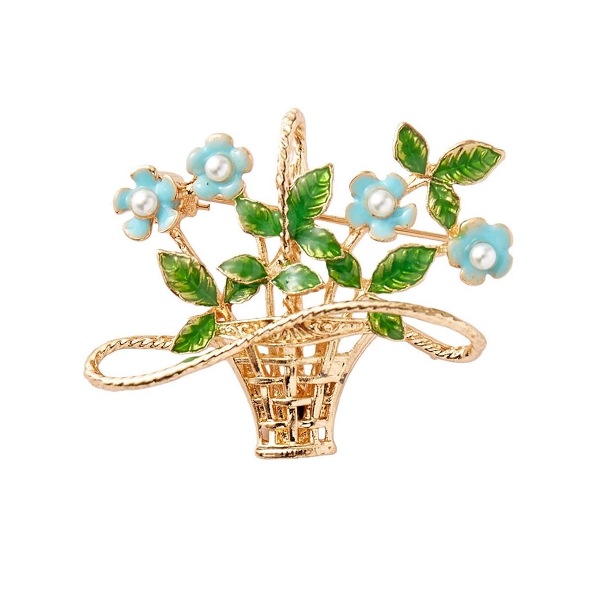 1Pc Retro Creative Flower Basket Brooch Art Fresh Pin Personalized Art Jewelry Accessories Clothing Bag Decoration Gift Trend
1Pc Retro Creative Flower Basket Brooch Art Fresh Pin Personalized Art Jewelry Accessories Clothing Bag Decoration Gift Trend