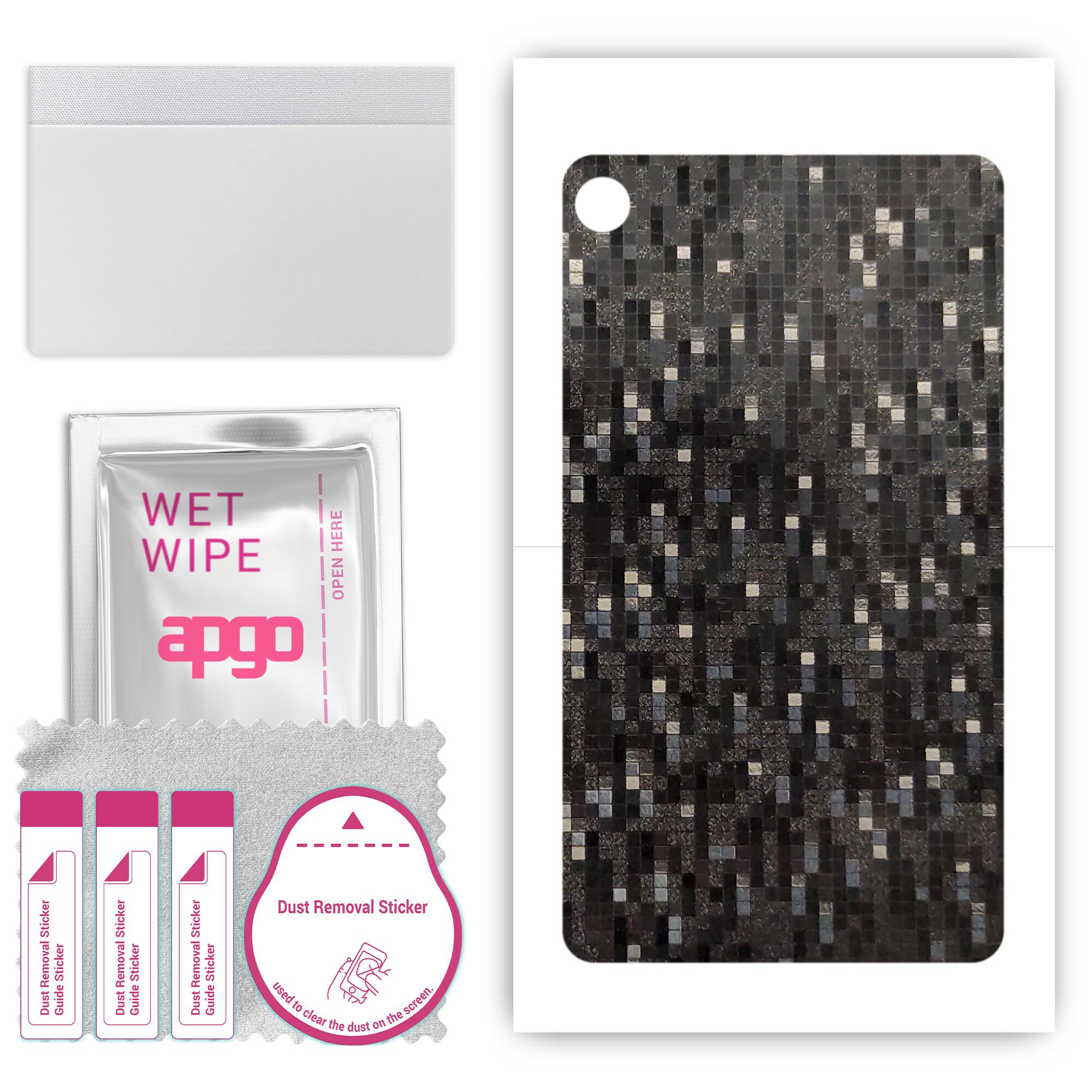 apgo Protective Skin Sticker for the back compatible with Lenovo Tab M7, Wrap Film, Foil, Vinyl - Pattern Carbon Black Pixel
apgo Protective Skin Sticker for the back compatible with Lenovo Tab M7, Wrap Film, Foil, Vinyl - Pattern Carbon Black Pixel