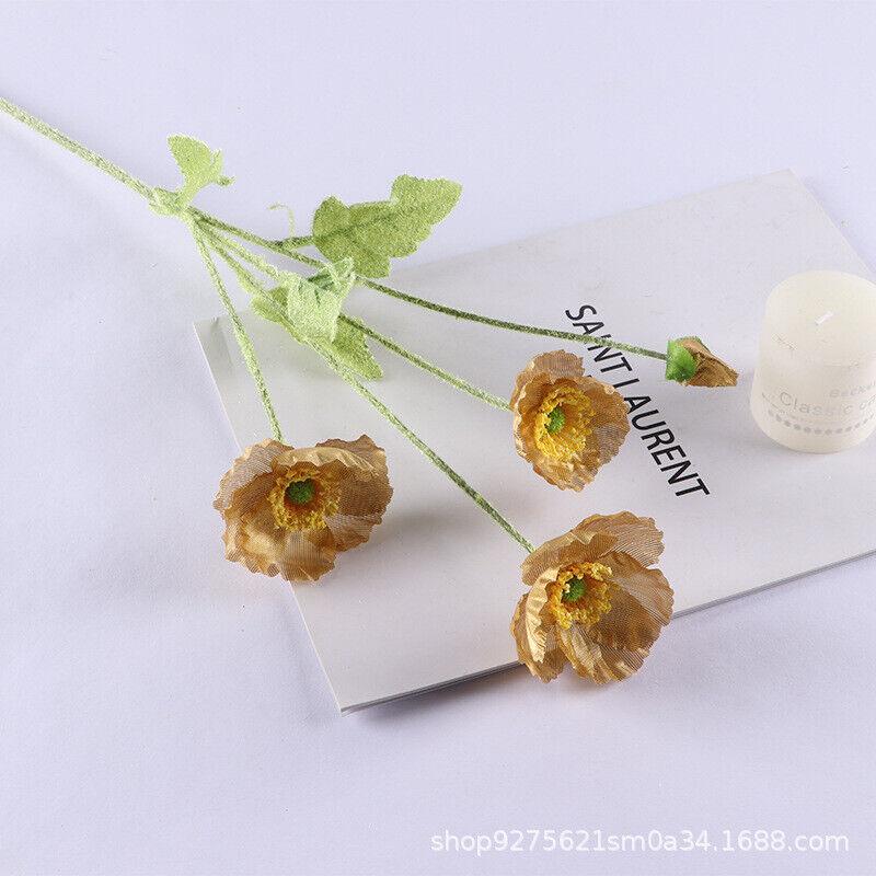 Искусственные цветы с 4 головками, искусственный мак, Роас, букет невесты, домашний свадебный декор золотой
Искусственные цветы с 4 головками, искусственный мак, Роас, букет невесты, домашний свадебный декор золотой