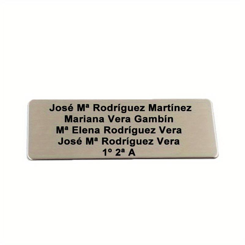 Personalized Stainless Steel Mailbox Sign - Custom Engraved Name and Address, Durable Outdoor Decor for Mailboxes, House Numbers, or Home Entrances
Personalized Stainless Steel Mailbox Sign - Custom Engraved Name and Address, Durable Outdoor Decor for Mailboxes, House Numbers, or Home Entrances