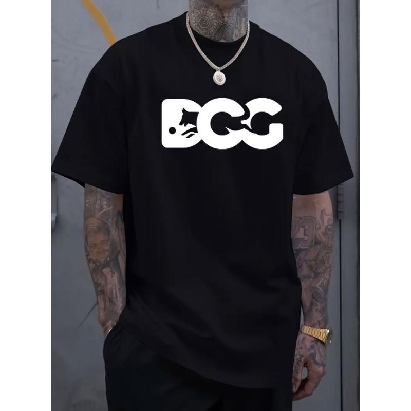 European sizes Simple and fashionable dog letter pattern printed men s round neck short sleeved T-shirt, comfortable and breathable casual sports top S чёрный
European sizes Simple and fashionable dog letter pattern printed men s round neck short sleeved T-shirt, comfortable and breathable casual sports top S чёрный