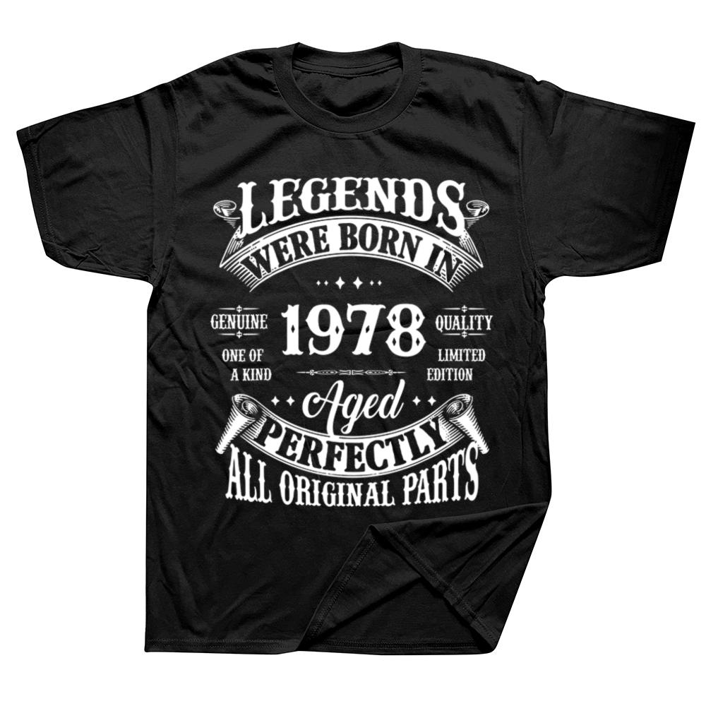 46th Birthday 46 Years Man Woman Retro Vintage 1978 Tee Tops Cotton Euro Size ONeck Daily Casual Oversized Unisex Tees 4XL
46th Birthday 46 Years Man Woman Retro Vintage 1978 Tee Tops Cotton Euro Size ONeck Daily Casual Oversized Unisex Tees 4XL