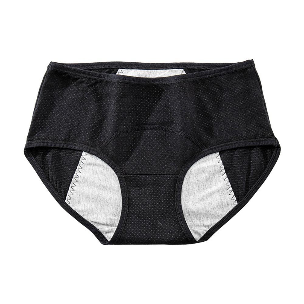 Cotton Menstrual Panties 3 Layer Waterproof Physiological Pants Simple Period Briefs Female M чёрный
Cotton Menstrual Panties 3 Layer Waterproof Physiological Pants Simple Period Briefs Female M чёрный
