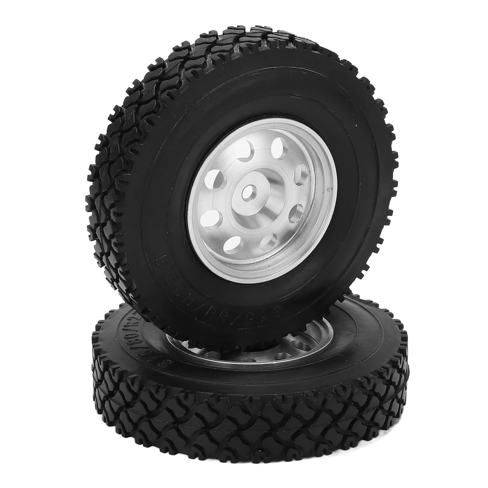 2Pcs RC Car Wheels Rubber Tires CNC Metal Wheel Rims Hubs Set for Tamiya 1/14 RC Car Truck
2Pcs RC Car Wheels Rubber Tires CNC Metal Wheel Rims Hubs Set for Tamiya 1/14 RC Car Truck