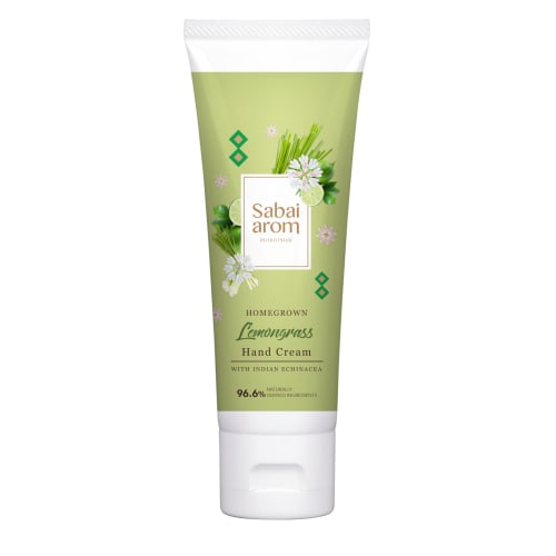 Sabai Arom Hand Cream, Lemongrass Scent
Sabai Arom Hand Cream, Lemongrass Scent