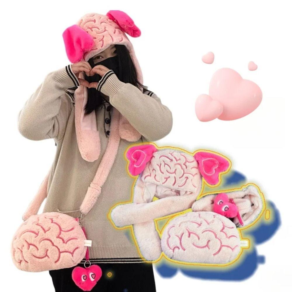 Имитация плюшевой сумки Love Brain Может двигаться Плюшевая шапка Love Brain Розовый плюшевый рюкзак для улицы
Имитация плюшевой сумки Love Brain Может двигаться Плюшевая шапка Love Brain Розовый плюшевый рюкзак для улицы