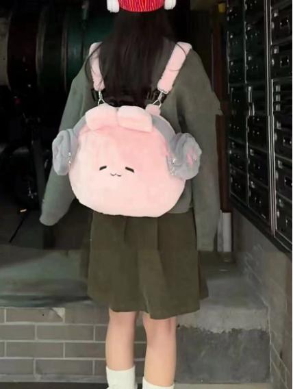 Sweet Lovely Headphone Bunny Backpack Women Plush Pink Large Capacity Student Bag Ladies Lightweight Commute Mochilas Mujer 2025 36x30x11cm розовый
Sweet Lovely Headphone Bunny Backpack Women Plush Pink Large Capacity Student Bag Ladies Lightweight Commute Mochilas Mujer 2025 36x30x11cm розовый