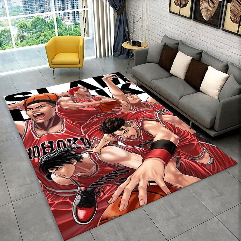 Retro Slam Dunk Basketball Anime Cartoon Carpet Rug for Bedroom Living Room Sofa Playroom Doormat Home Decor,Area Rug Non-slip 40x60cm
Retro Slam Dunk Basketball Anime Cartoon Carpet Rug for Bedroom Living Room Sofa Playroom Doormat Home Decor,Area Rug Non-slip 40x60cm