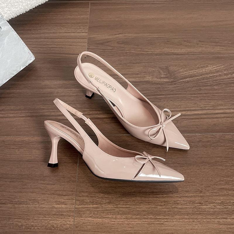 Бежевые туфли-лодочки однотонные 2025 весна-лето новинка женские туфли с открытой пяткой и бантом на высоком каблуке 34
Бежевые туфли-лодочки однотонные 2025 весна-лето новинка женские туфли с открытой пяткой и бантом на высоком каблуке 34