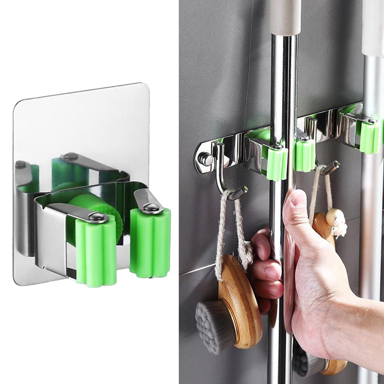 Broom Mop Mount Hanger Stainless Steel Laundry Room Kitchen 1 Clamp
Broom Mop Mount Hanger Stainless Steel Laundry Room Kitchen 1 Clamp