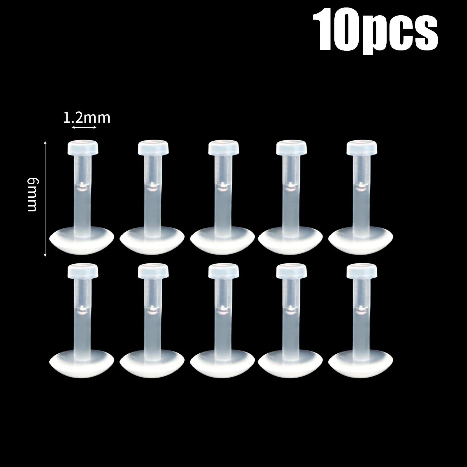 10-50pcs New Transparent Lip Nails Ear Bone Nails Acrylic Anti Allergy Flat Bottom Ball Body Piercing Perforation Jewelry 10pcs&Round&Labret, Lip Piercing Jewelry&Face
10-50pcs New Transparent Lip Nails Ear Bone Nails Acrylic Anti Allergy Flat Bottom Ball Body Piercing Perforation Jewelry 10pcs&Round&Labret, Lip Piercing Jewelry&Face