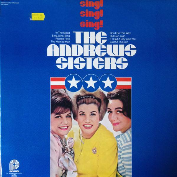 LP Record ANDREWS SISTERS - Sing, Sing, Sing SPC3382 Pickwick/33 Rec 1974 UK Jazz Used
LP Record ANDREWS SISTERS - Sing, Sing, Sing SPC3382 Pickwick/33 Rec 1974 UK Jazz Used