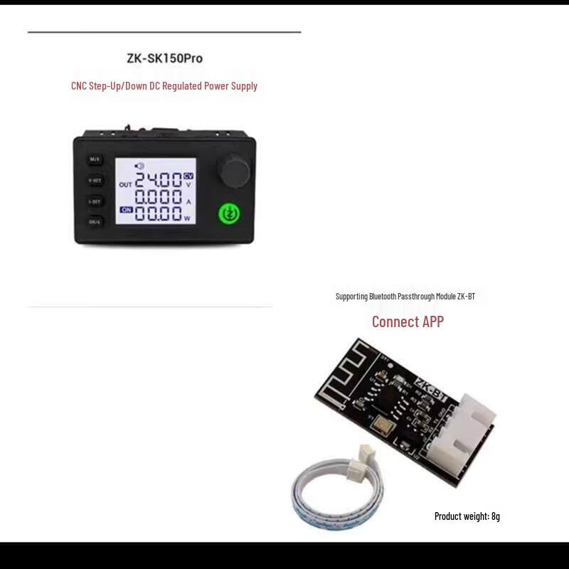 Rongyu SK150Prc+BT Digital Control DC Adjustable Power Supply Module
Rongyu SK150Prc+BT Digital Control DC Adjustable Power Supply Module