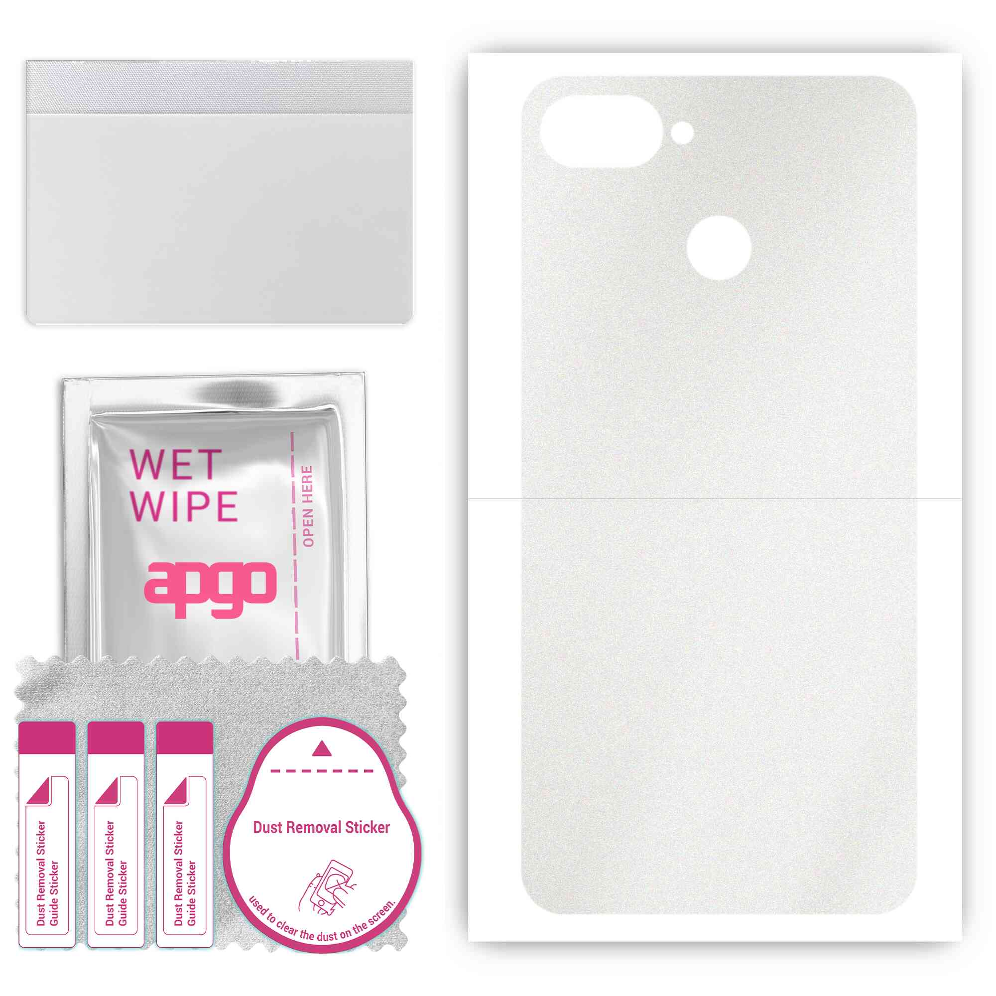 apgo Protective Skin Sticker for the back compatible with Kruger&Matz Flow 6, Wrap Film, Foil, Vinyl - Pattern Matte Transparent
apgo Protective Skin Sticker for the back compatible with Kruger&Matz Flow 6, Wrap Film, Foil, Vinyl - Pattern Matte Transparent