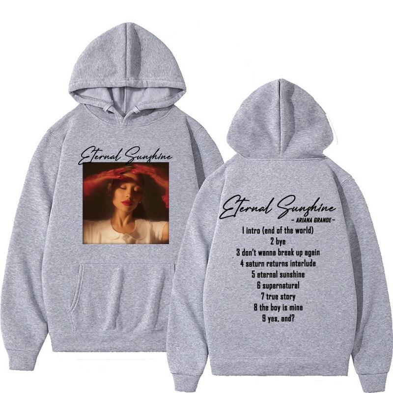 Singer Ariana 2024 Eternal Sunshine Music Album Hoodie Men Women Fashion Vintage Oversized Hoodies Hip Hop Style Sweatshirt Tops 3XL
Singer Ariana 2024 Eternal Sunshine Music Album Hoodie Men Women Fashion Vintage Oversized Hoodies Hip Hop Style Sweatshirt Tops 3XL