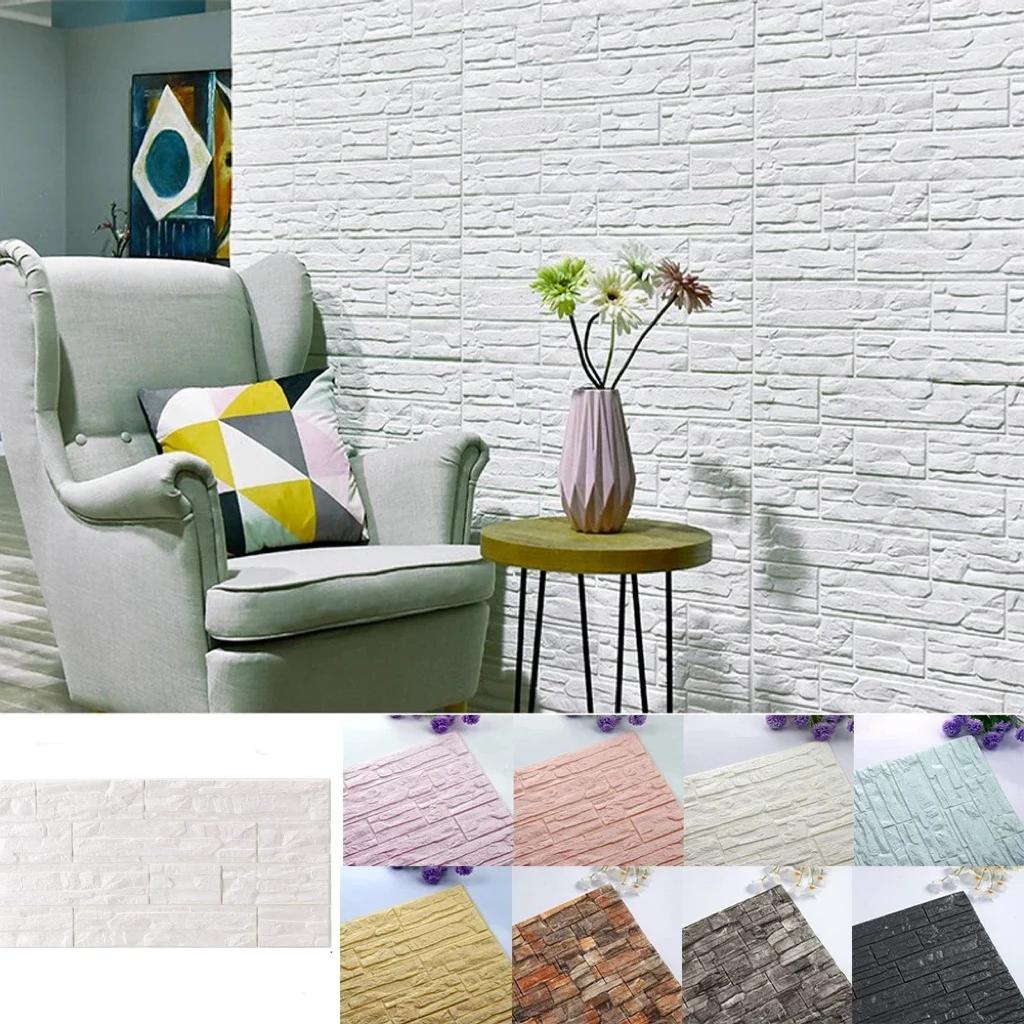 6pcs Foam 3D Wall Panels Sticker Waterproof Wallpaper Home Living Room Decor Bathroom Kitchen Decoration Self Adhesive Wallpaper 6pcs(60cmX30cm)
6pcs Foam 3D Wall Panels Sticker Waterproof Wallpaper Home Living Room Decor Bathroom Kitchen Decoration Self Adhesive Wallpaper 6pcs(60cmX30cm)