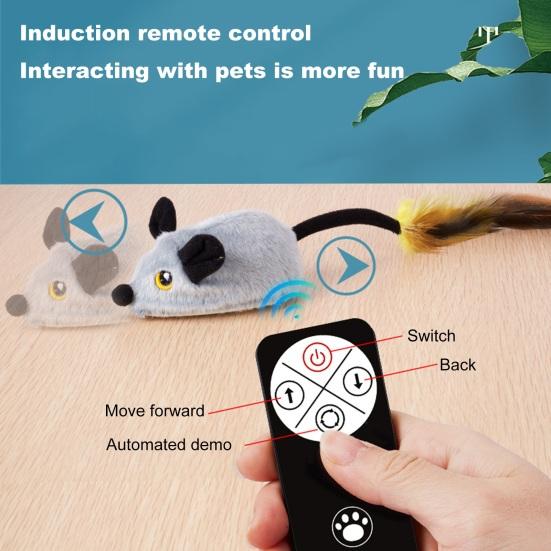 Yousheng Interactive Mouse Moving Cat Toy Перезаряжаемая автоматическая движущаяся плюшевая мышь для домашних кошек Сенсорная пищащая игрушка с дистанционным управлением синий
Yousheng Interactive Mouse Moving Cat Toy Перезаряжаемая автоматическая движущаяся плюшевая мышь для домашних кошек Сенсорная пищащая игрушка с дистанционным управлением синий