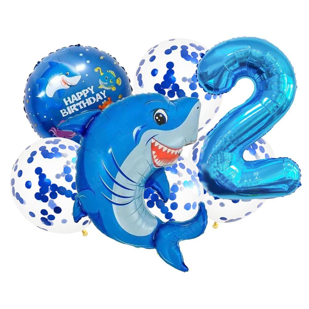 Блакитна акула, тема океанської акули, фольга, вечірка на 3-й день народження, святкове приладдя під водою, вечірки для хлопчиків number 2
Блакитна акула, тема океанської акули, фольга, вечірка на 3-й день народження, святкове приладдя під водою, вечірки для хлопчиків number 2