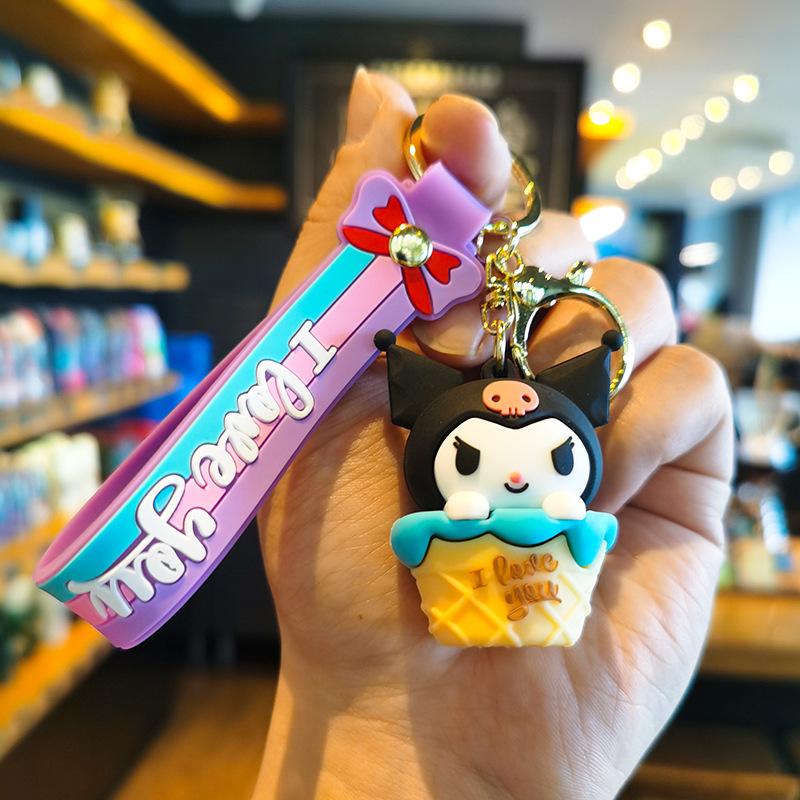 Ice Cream Cone Sanrio Keychain Kurumi Doll Machine Decoration Small Gift Bag Car Gift Personalized Gifts Y2k Fashion Toys
Ice Cream Cone Sanrio Keychain Kurumi Doll Machine Decoration Small Gift Bag Car Gift Personalized Gifts Y2k Fashion Toys