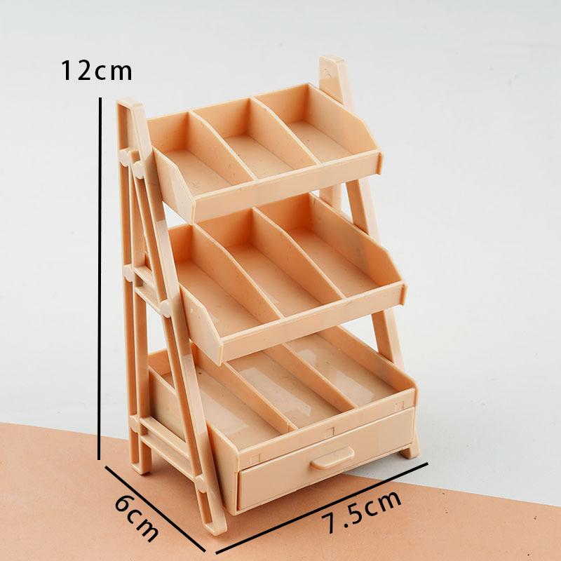 3-Tier Miniature Storage Rack,1:12 Scale Dollhouse Wooden-Look Organizer Shelf with Drawer for Kitchen or Shop Scene
3-Tier Miniature Storage Rack,1:12 Scale Dollhouse Wooden-Look Organizer Shelf with Drawer for Kitchen or Shop Scene