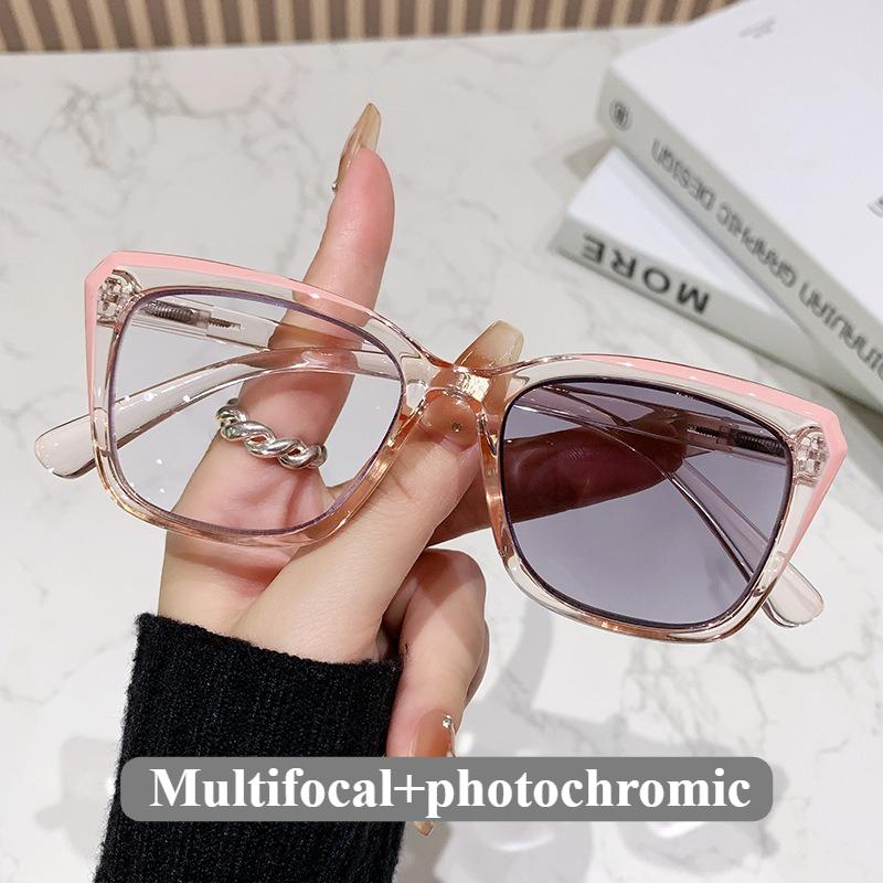 Fashionable Multifocal Color Changing Reading Glasses for Women HD Distance Near Dual Use Stylish Eyewear 4
Fashionable Multifocal Color Changing Reading Glasses for Women HD Distance Near Dual Use Stylish Eyewear 4