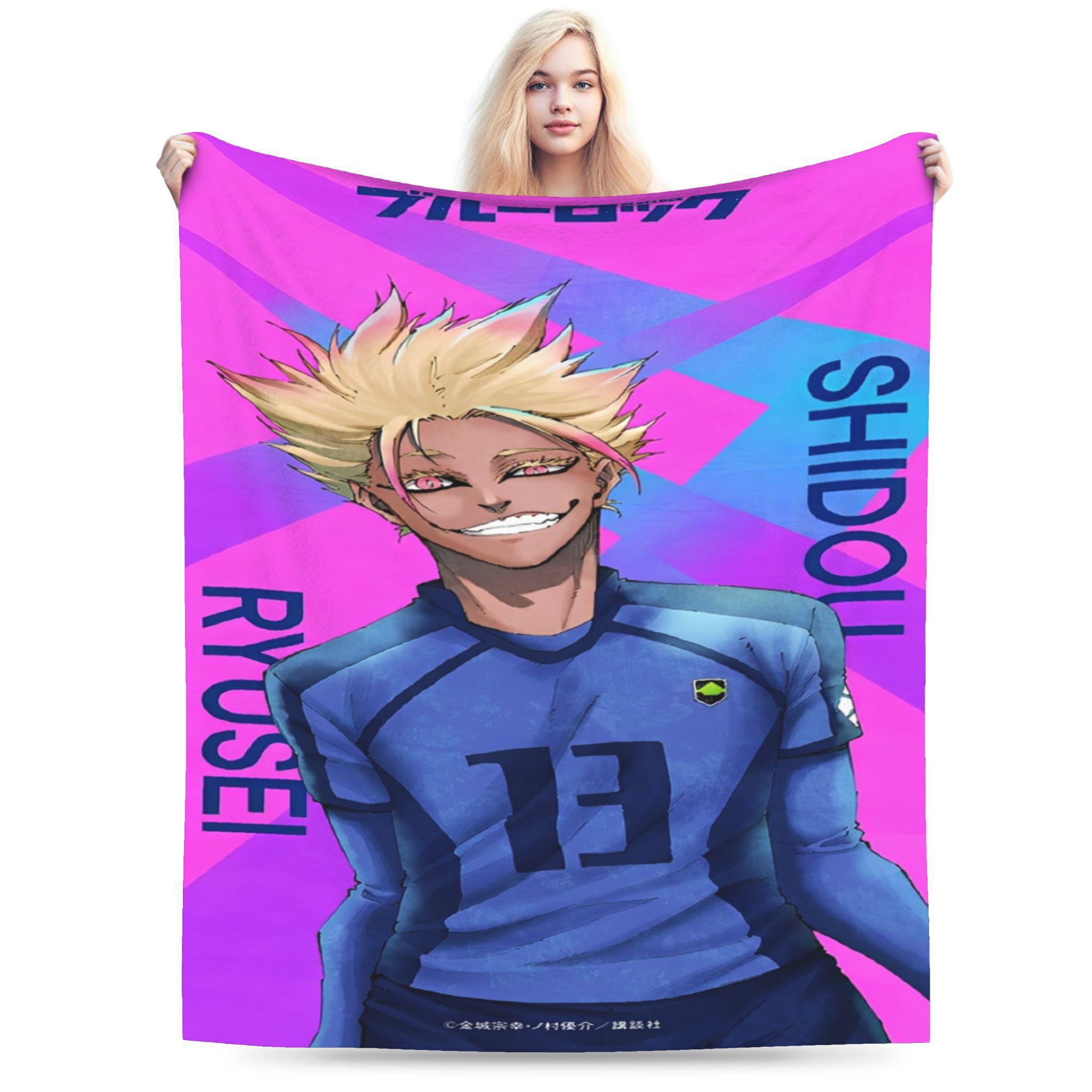 BLUEs LOCKs Shidou Ryuusei Merch Blankets Lightweight Thin Flannel Throw Blankets Cozy Bedspreads 130x150cm
BLUEs LOCKs Shidou Ryuusei Merch Blankets Lightweight Thin Flannel Throw Blankets Cozy Bedspreads 130x150cm