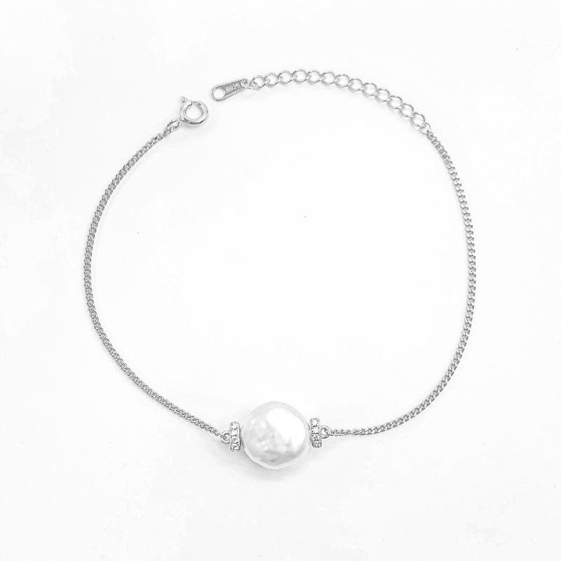 Meier Natural baroque pearl bracelet - women s s925 sterling silver exquisite high-end bangle 925 silver платиновий
Meier Natural baroque pearl bracelet - women s s925 sterling silver exquisite high-end bangle 925 silver платиновий