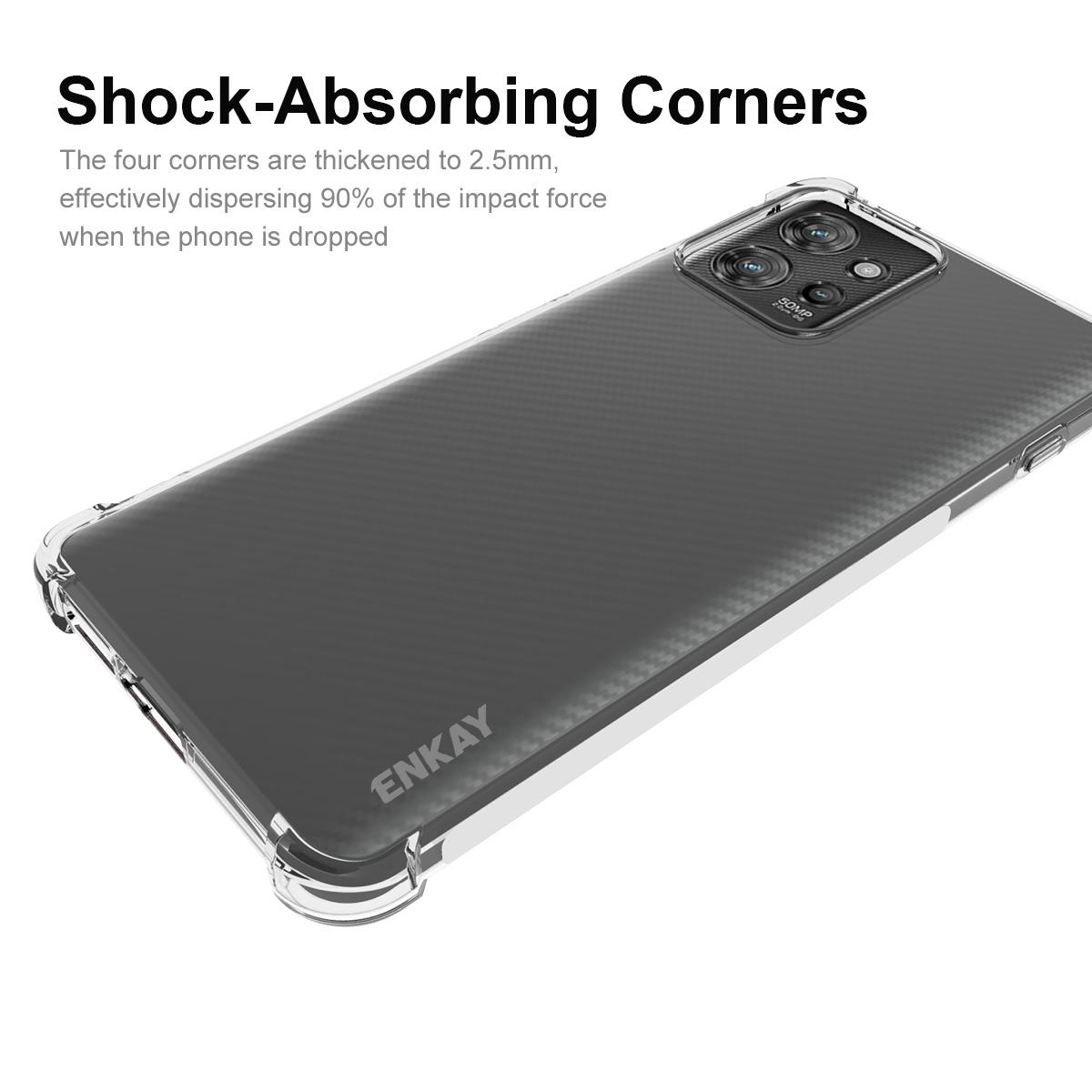 ENKAY HAT PRINCE For Motorola ThinkPhone 5G Crystal Clear TPU Cover Anti-Slip Strip Edge Phone Case A
ENKAY HAT PRINCE For Motorola ThinkPhone 5G Crystal Clear TPU Cover Anti-Slip Strip Edge Phone Case A