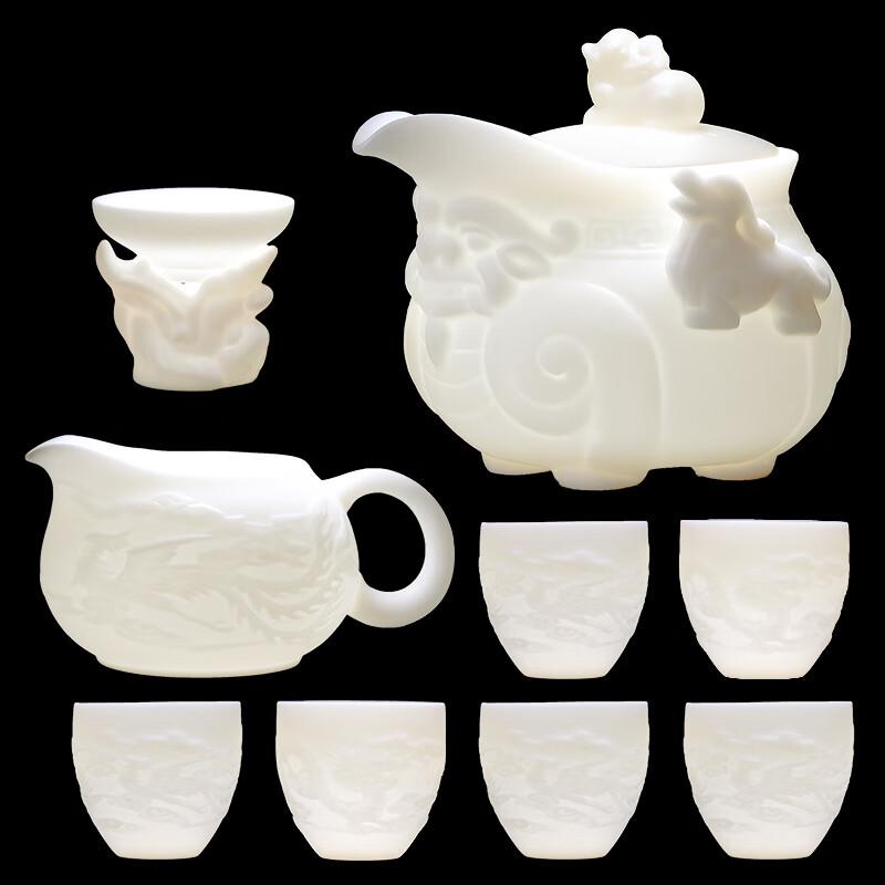 MULTIPOTENT Chinese Dragon Embossed Kung Fu Tea Set
MULTIPOTENT Chinese Dragon Embossed Kung Fu Tea Set