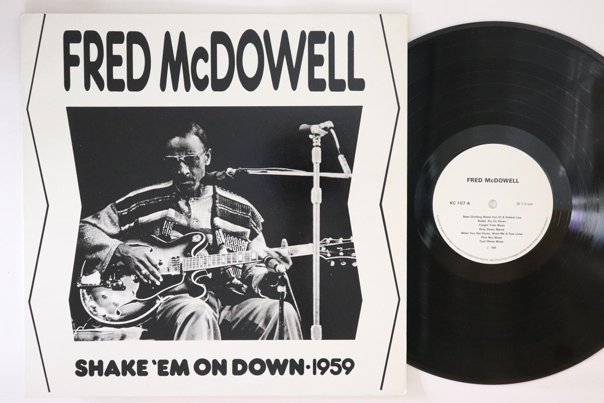 LP Record FRED MCDOWELL Shake em On Down 1959 KC107 K.C. 1988 France Blues Used
LP Record FRED MCDOWELL Shake em On Down 1959 KC107 K.C. 1988 France Blues Used