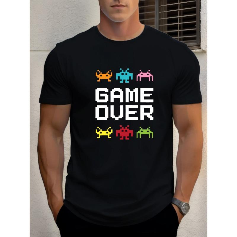 European size Men s Pixel Art Game Pattern Summer Casual Crew Neck Short Sleeve T-Shirt for Men Casual Funny Tee Tops Regular Fit 4XL чорний
European size Men s Pixel Art Game Pattern Summer Casual Crew Neck Short Sleeve T-Shirt for Men Casual Funny Tee Tops Regular Fit 4XL чорний