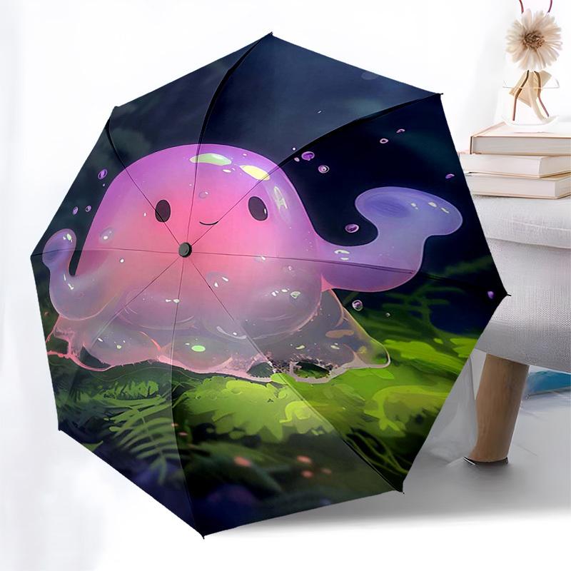 1pc Jellyfish Design Automatic Opening/Closing Umbrella, Portable Tri-Fold Design with Iron Frame, Perfect for Outdoor Use, Festive Gifts, Travel, Dai
1pc Jellyfish Design Automatic Opening/Closing Umbrella, Portable Tri-Fold Design with Iron Frame, Perfect for Outdoor Use, Festive Gifts, Travel, Dai