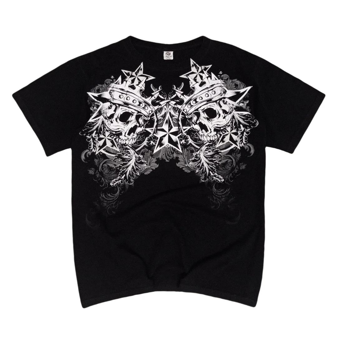 Flea Market Affliction T-shirt Man Y2K Vintage Boy Street Fashion Gothic Oversized Short Sleeves Top 6XL
Flea Market Affliction T-shirt Man Y2K Vintage Boy Street Fashion Gothic Oversized Short Sleeves Top 6XL