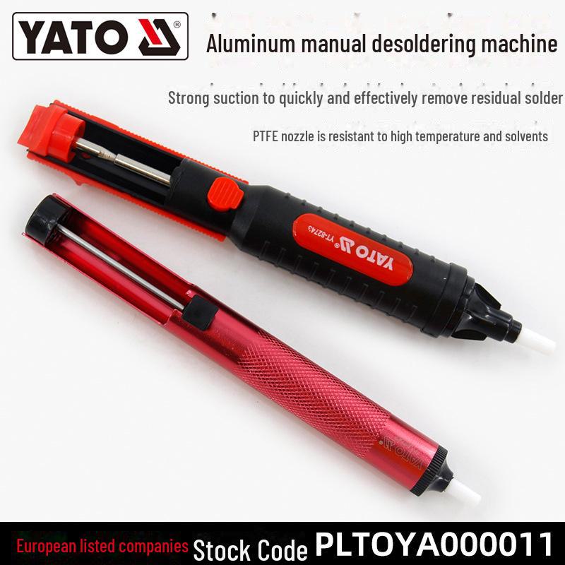 YATO Manual Desoldering Pump with Electric Soldering Iron and Nozzle Head for Electronics. 190mm
YATO Manual Desoldering Pump with Electric Soldering Iron and Nozzle Head for Electronics. 190mm