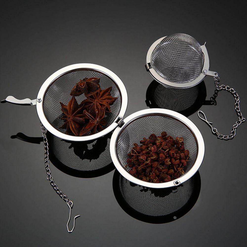 Stewing Meat Silvery 304 Stainless Steel Seasoning Ball Tea Strainer Filters Tea Ball Tea Infuser
Stewing Meat Silvery 304 Stainless Steel Seasoning Ball Tea Strainer Filters Tea Ball Tea Infuser