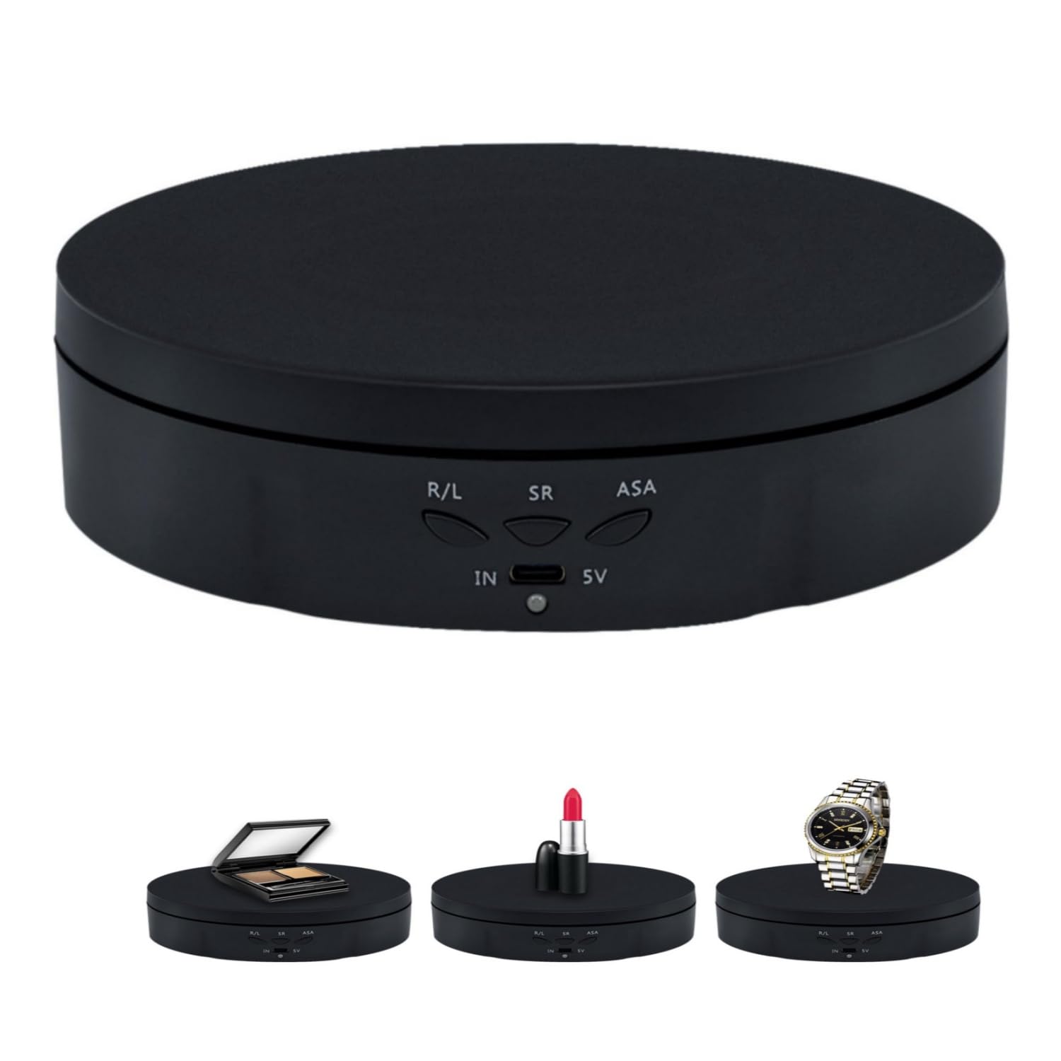 LCTECH Turntable Rotating Display Stand for Gunpla Plastic Models Max Load 5kg Adjustable Speed Direction and Angle Quiet Smooth 110V Black Upgraded
LCTECH Turntable Rotating Display Stand for Gunpla Plastic Models Max Load 5kg Adjustable Speed Direction and Angle Quiet Smooth 110V Black Upgraded